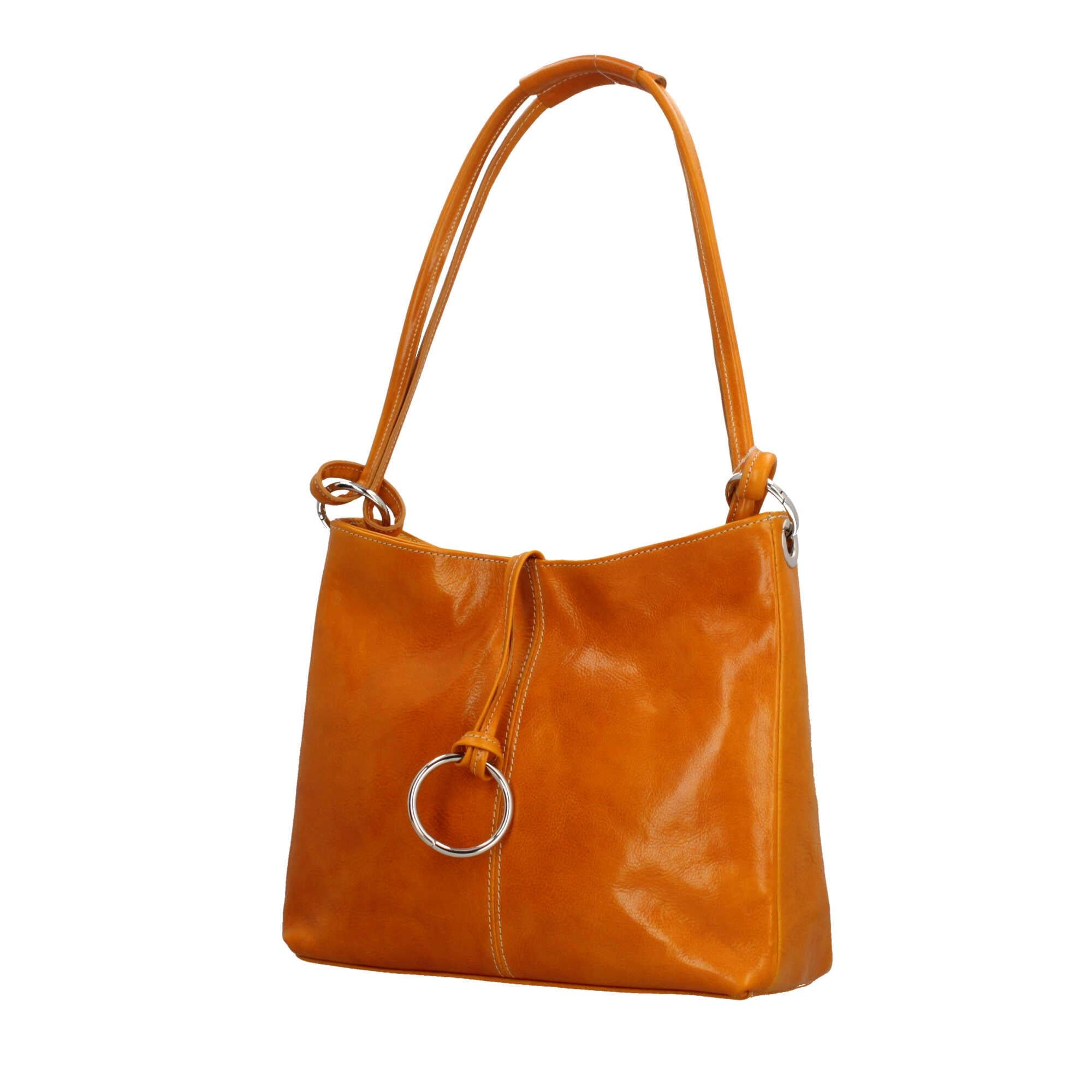 Borsa a spalla in vera pelle