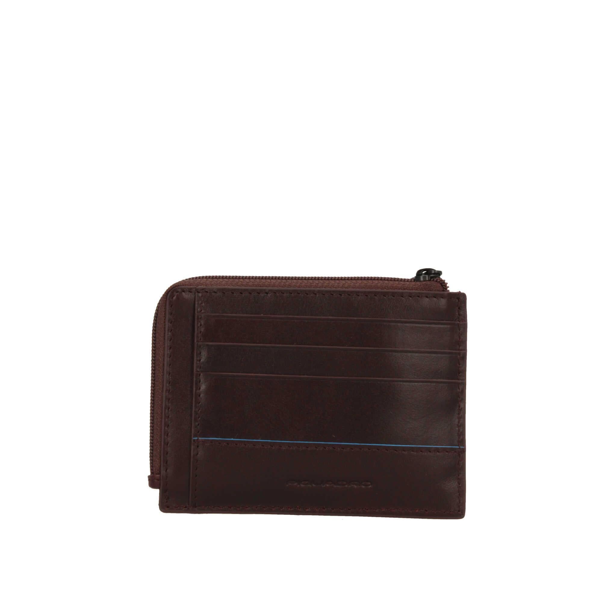Portamonete in Pelle "Blue Square Piquadro