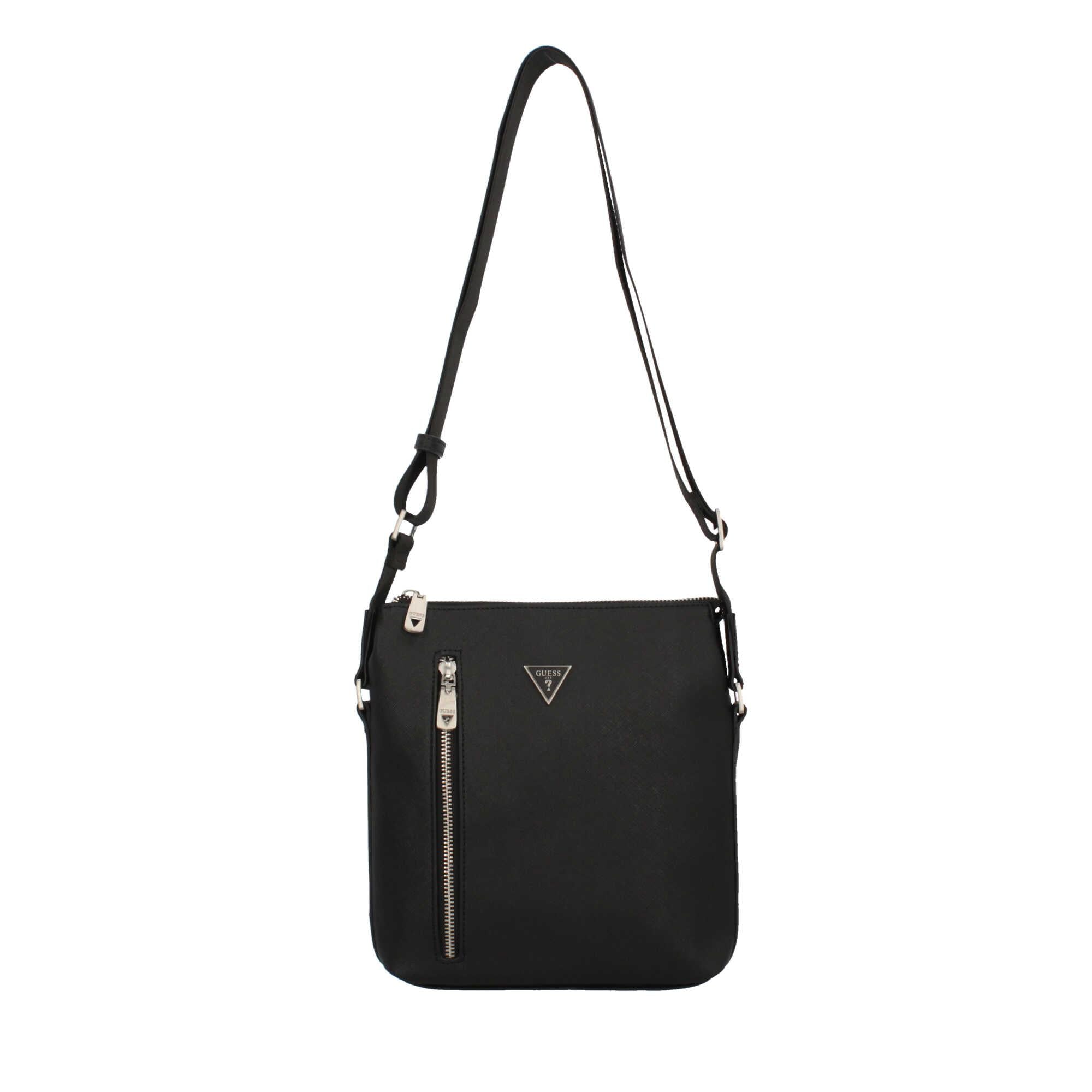 Borsellino Guess uomo Certosa Saffiano Smart bombato