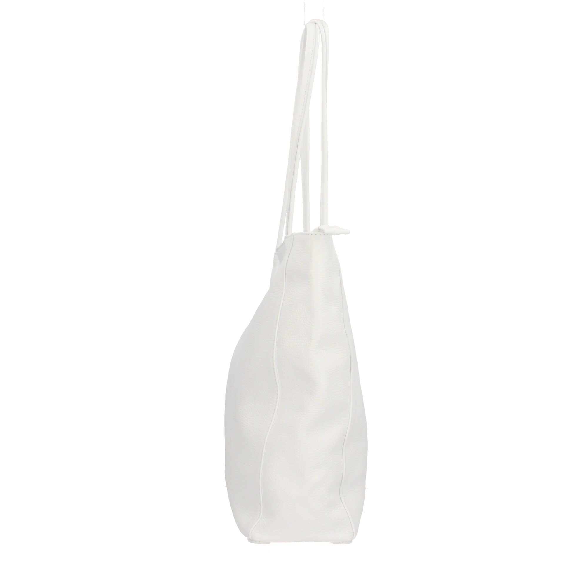 Borsa shopping con chiusura zip Made in italy