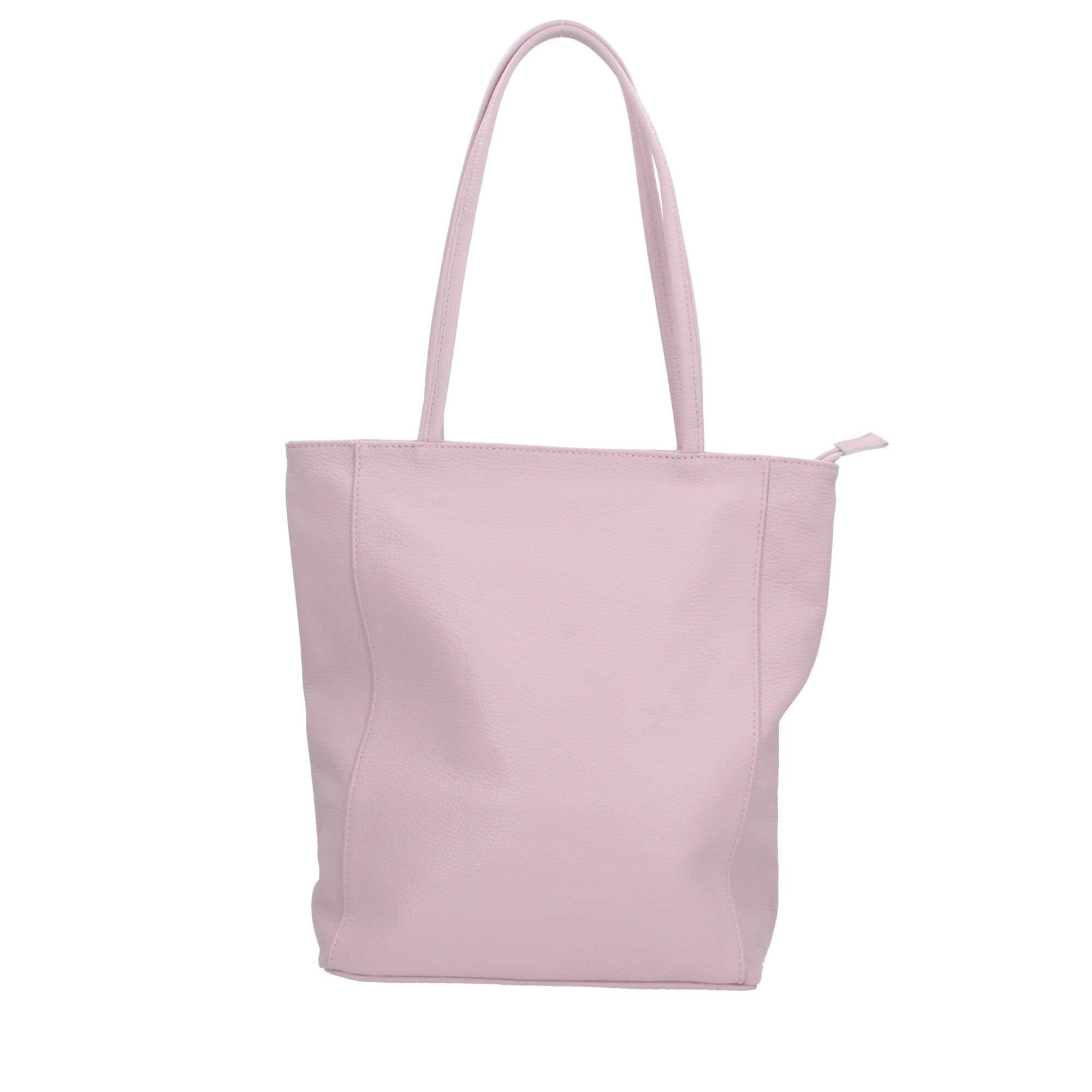 Borsa shopping con chiusura zip Made in italy
