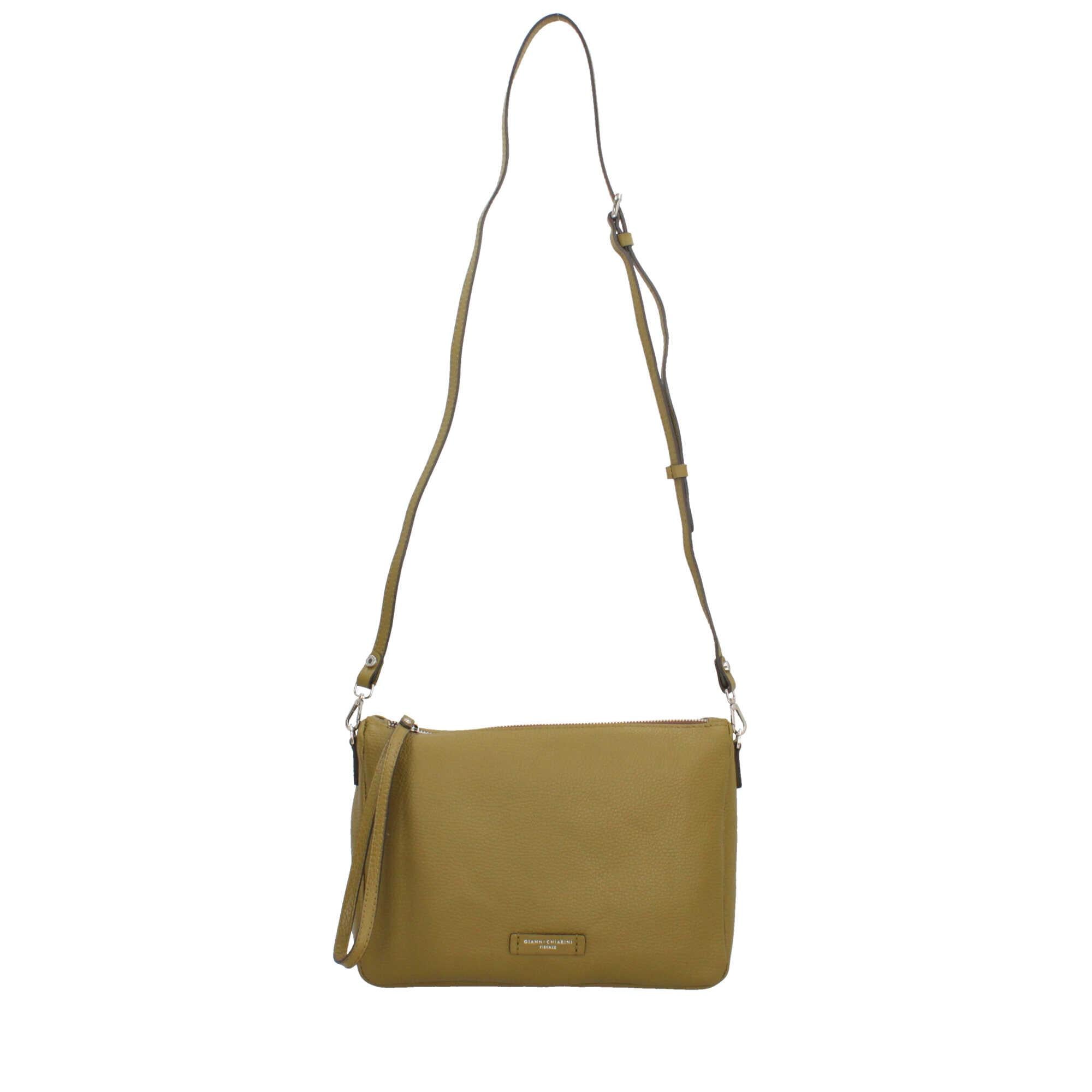 Gianni Chiarini Essential - Borsa a Tracolla Minimalista in Pelle Grana