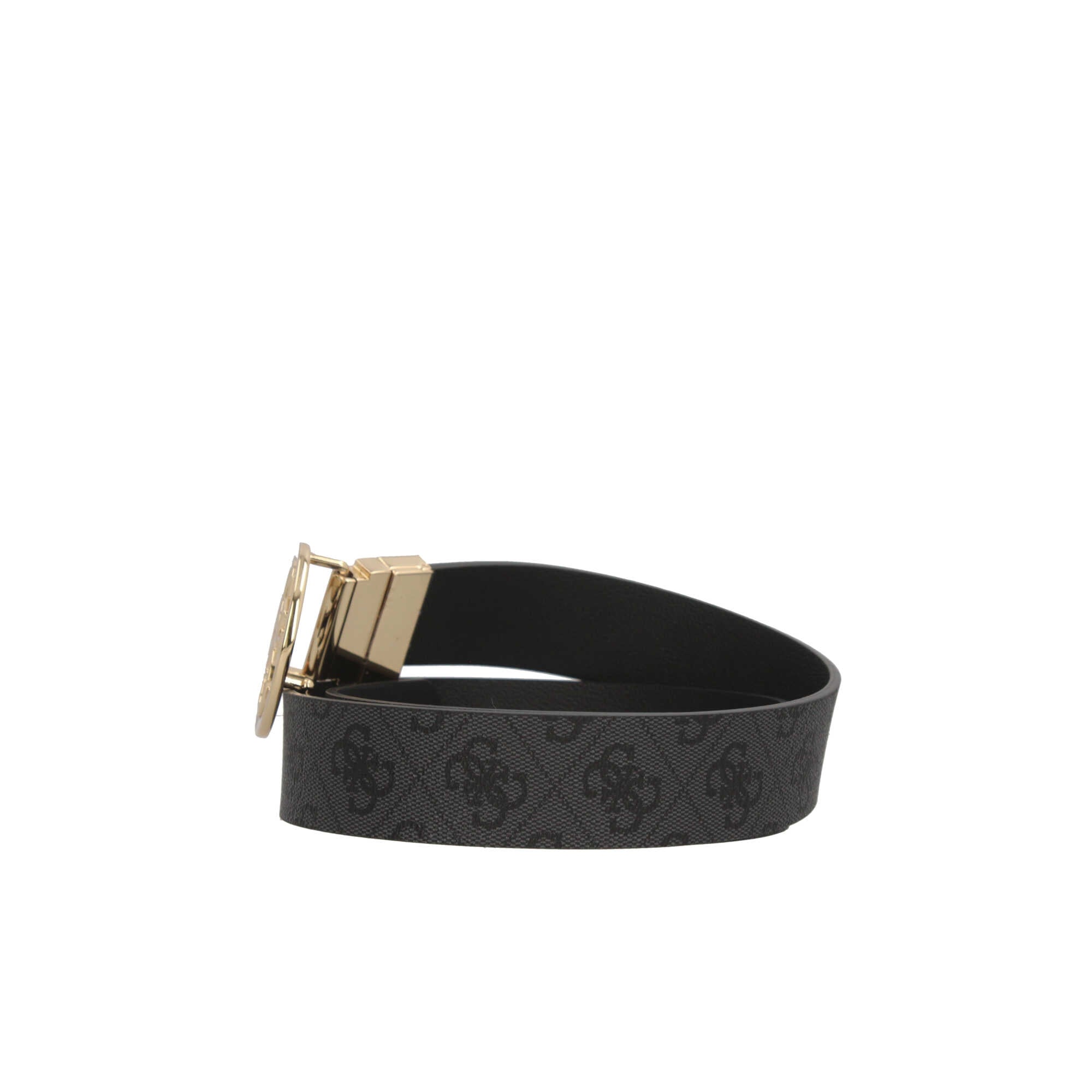 Cintura Guess con Logo Intrecciato e Fibbia Circolare