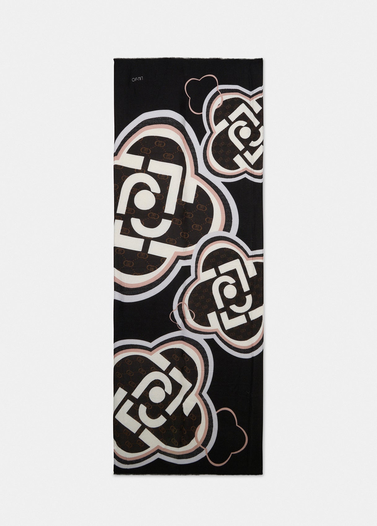 Liu Jo foulard con maxi logo grafico Nero TU | Giò Fashion