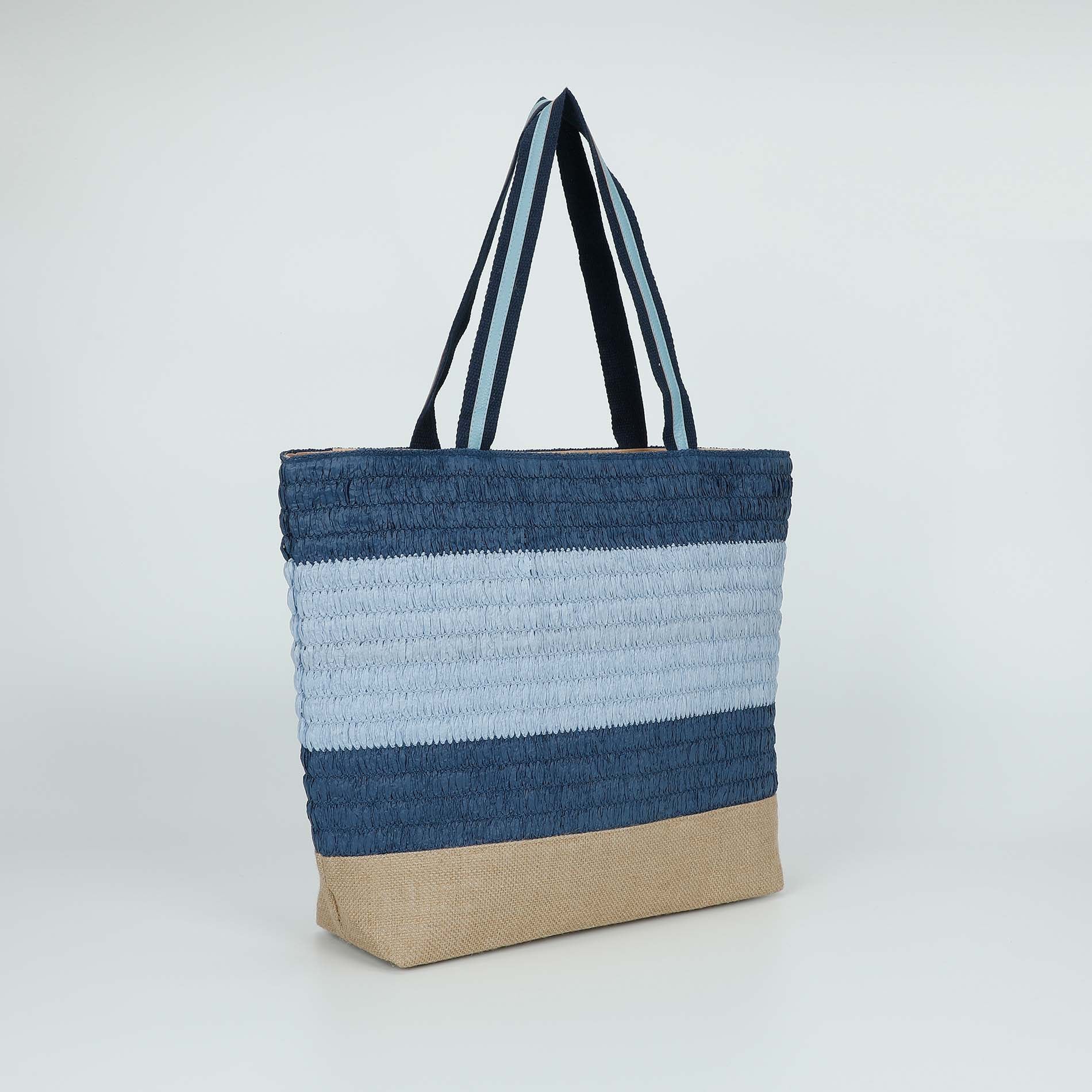 Mimi Mua borsa shopper Sea Lover in paglia