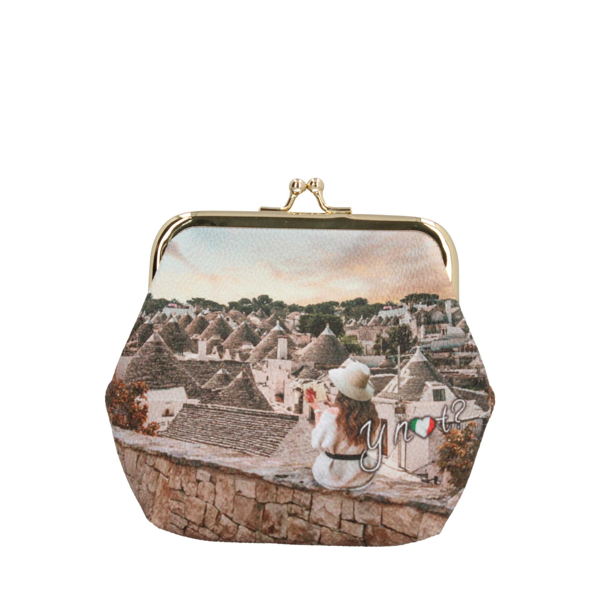 Portamonete Y Not con Chiusura a Scatto