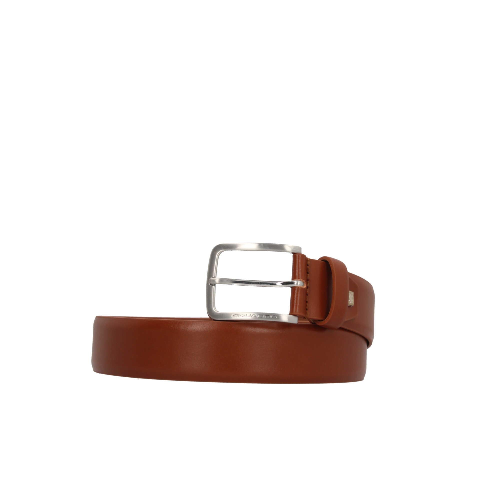 Cintura Uomo Piquadro in Pelle con Fibbia ad Ardiglione