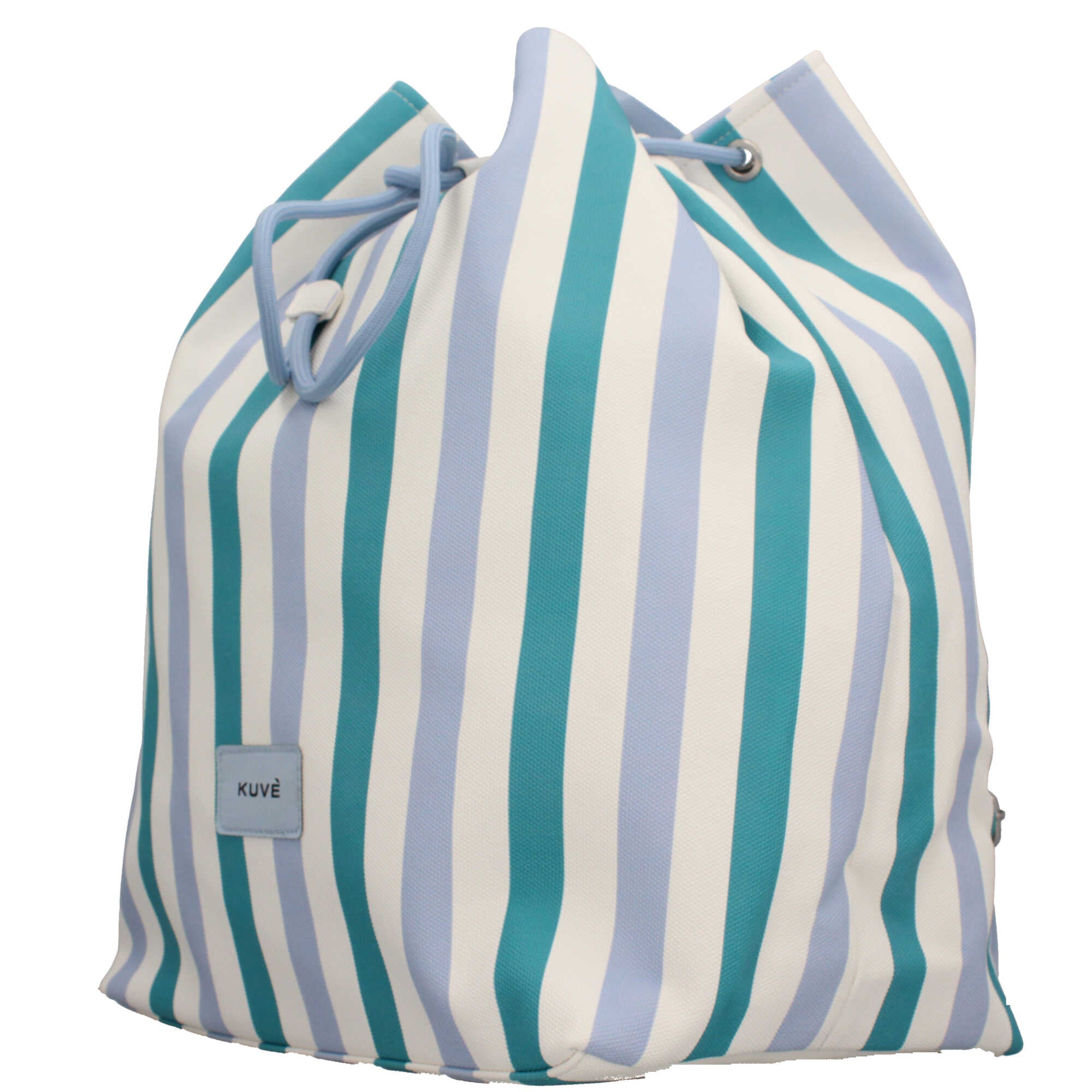 Zaino KUVE con chiusura a coulisse e righe verticali