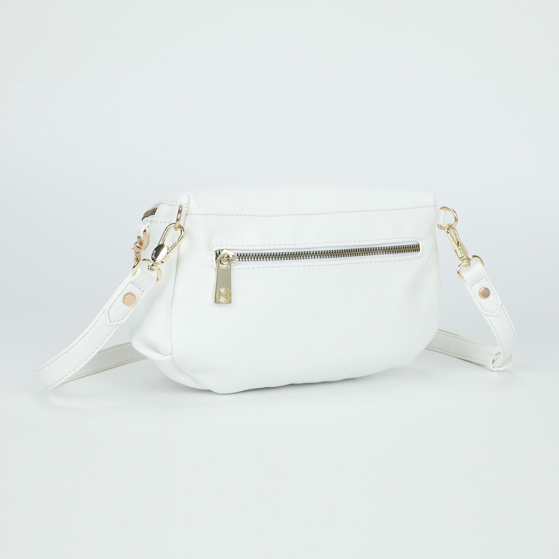 Mimi Mua marsupio con catena decorativa e chiusura zip