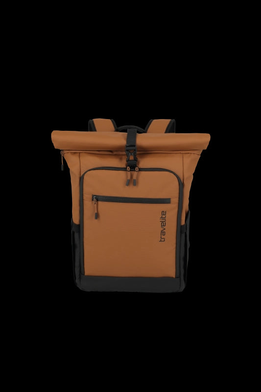 Zaino Travelite roll-top con chiusura arrotolabile e tasche multiple