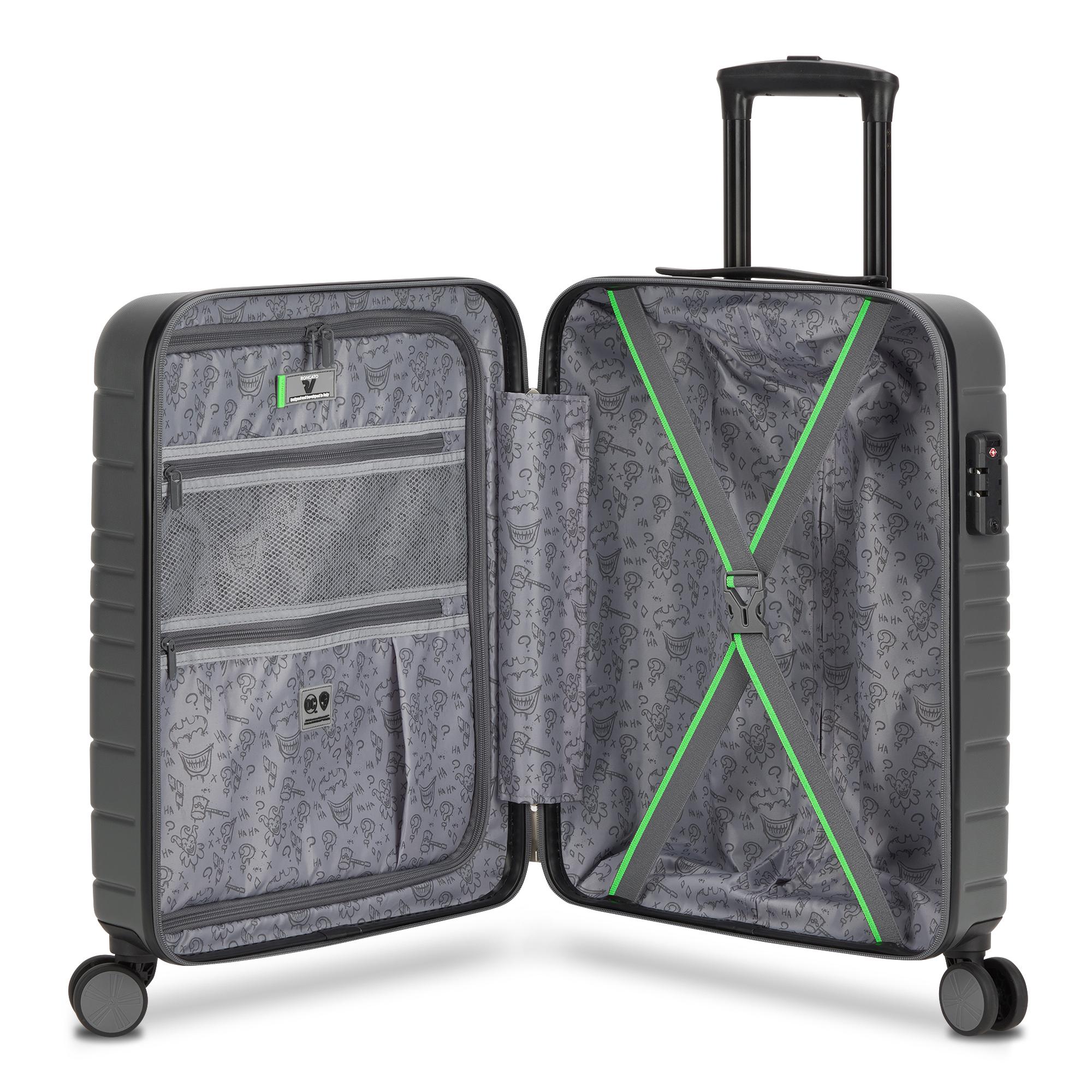 Trolley da cabina V-Project con grafica Harley Quinn e ruote pivotanti