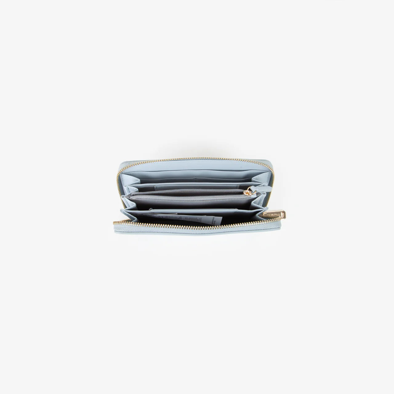 Valentino portafoglio zip around con logo