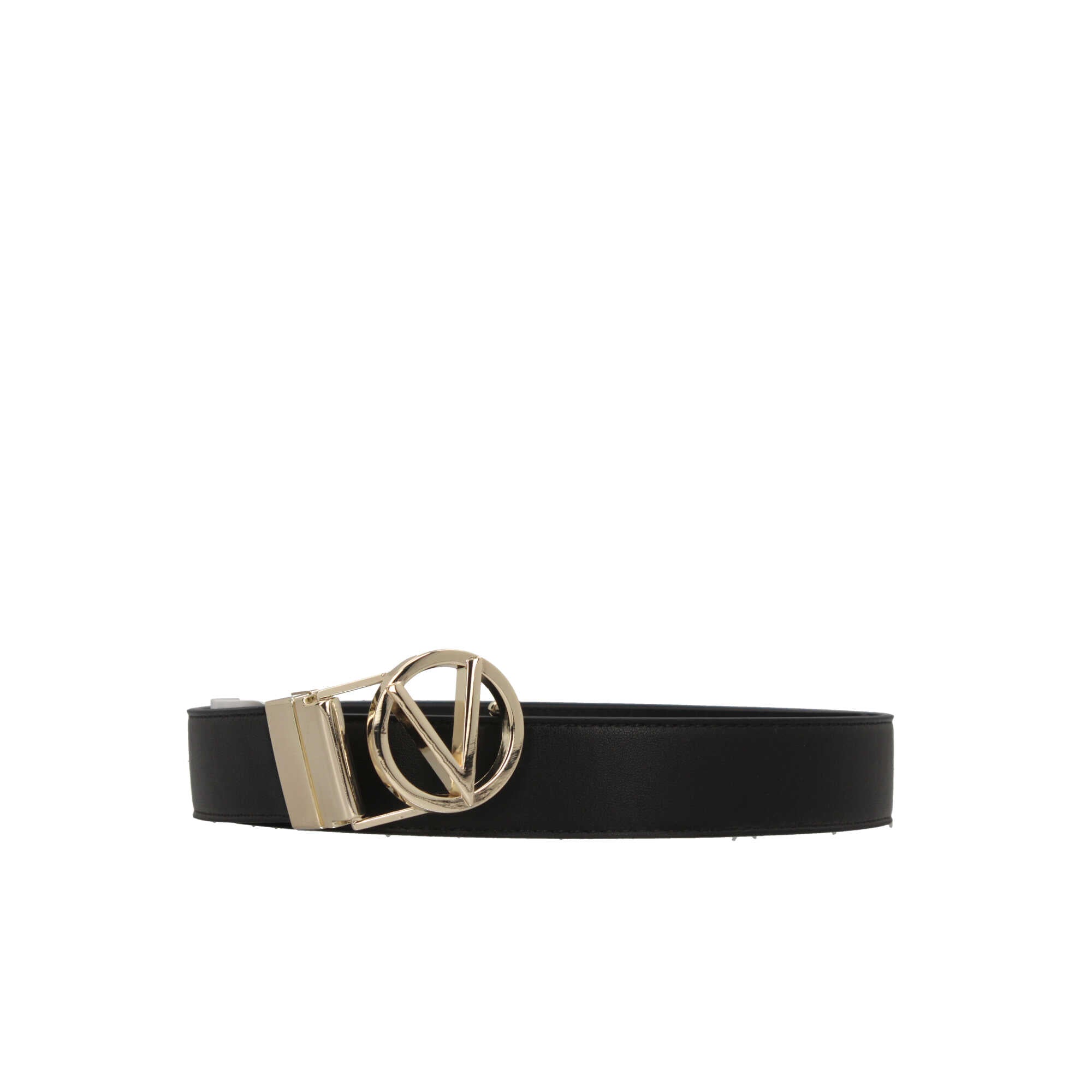 Cintura Valentino da Donna con Fibbia Logo Iconica Nero S | Giò Fashion