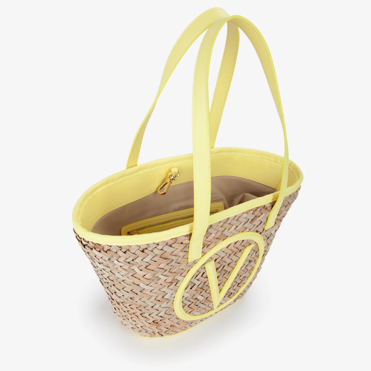 Shopping Valentino Samuela in paglia con manici lunghi