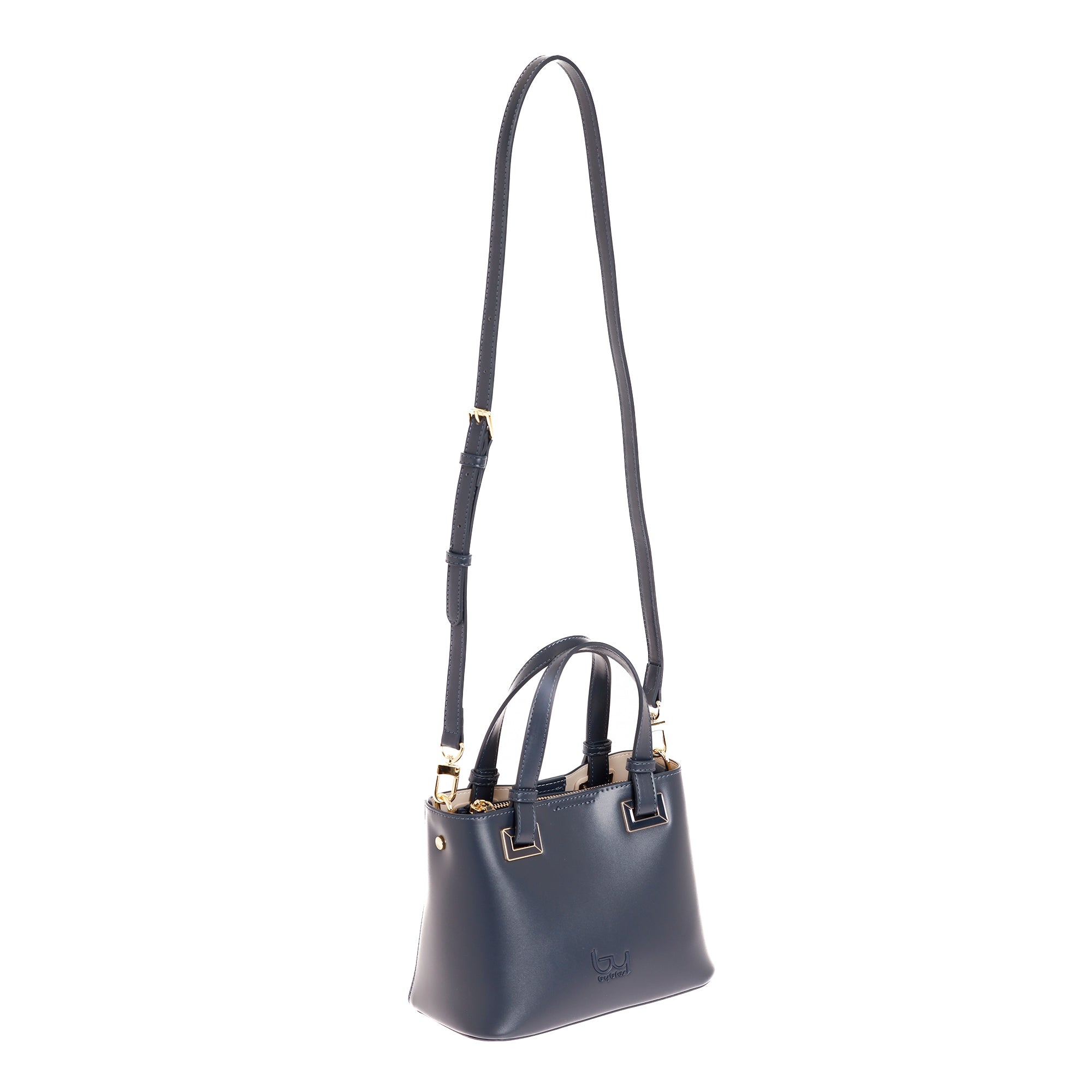 Borsa a mano Byblos donna compatta con doppio manico e tracolla regolabile Blu TU | Giò Fashion