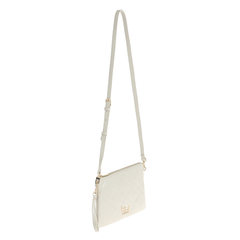 By Byblos borsa a tracolla trapuntata compatta Avorio TU | Giò Fashion