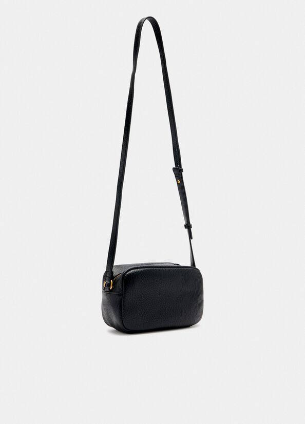 Borsa a tracolla Liu Jo compatta con logo in metallo