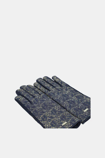 Guanti Anekke eleganti con logo ricamato
