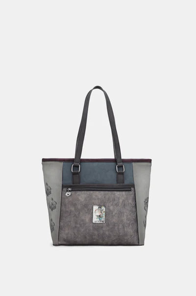 Anekke borsa shopping con tasca frontale e doppi manici