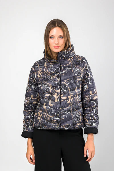 Piumino Anekke imbottito fantasia