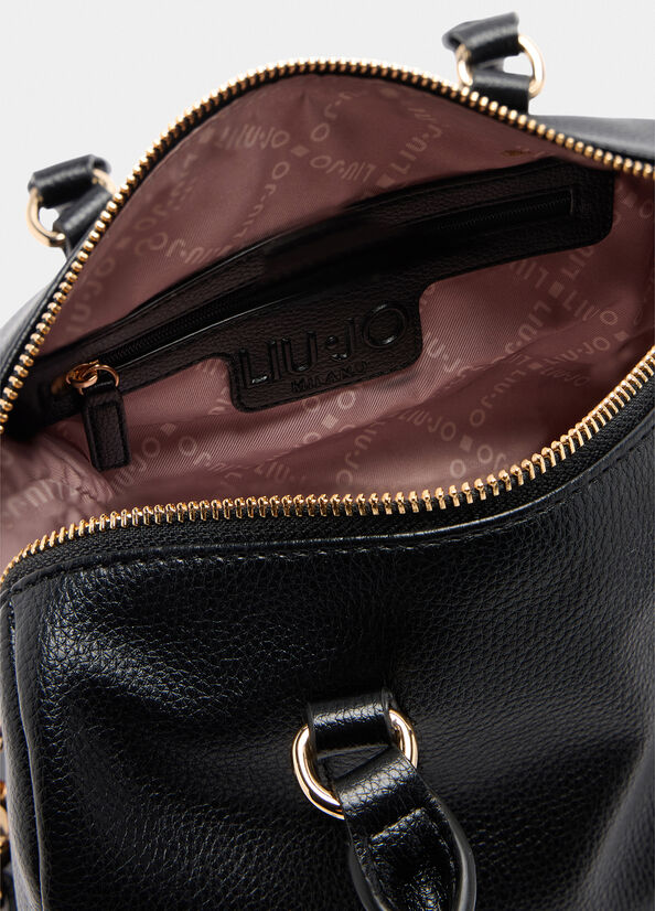 Borsa bauletto Liu Jo con doppio manico e tracolla