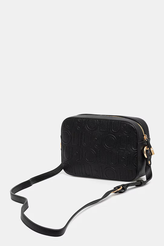 Borsa a tracolla Liu Jo con logo in rilievo all over