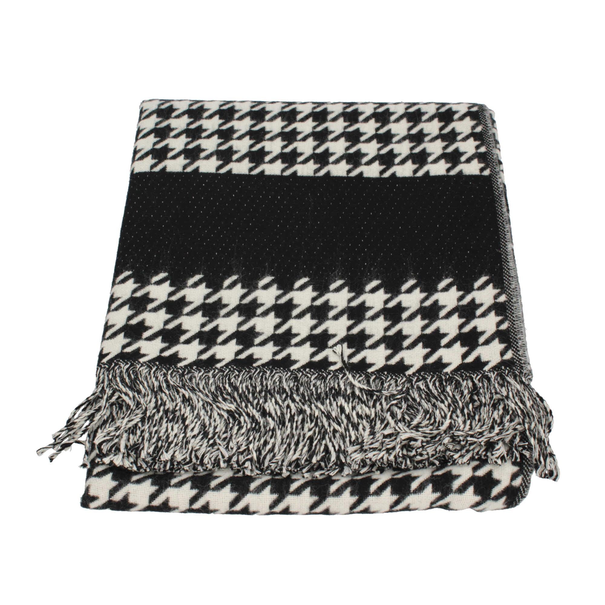 Poncho Gaelle Paris in pied poule