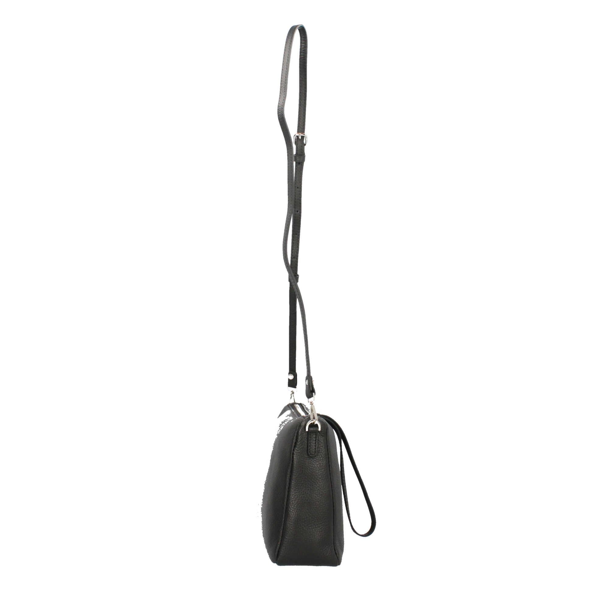 Gianni Chiarini Essential - Borsa a Tracolla Minimalista in Pelle Grana