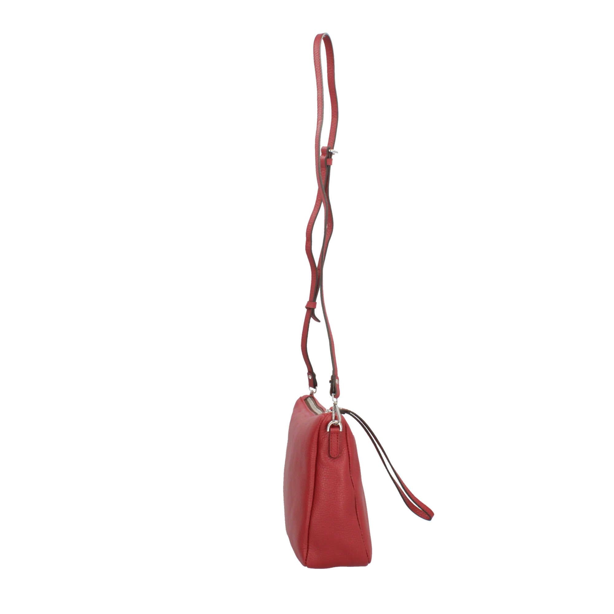 Gianni Chiarini Essential - Borsa a Tracolla Minimalista in Pelle Grana