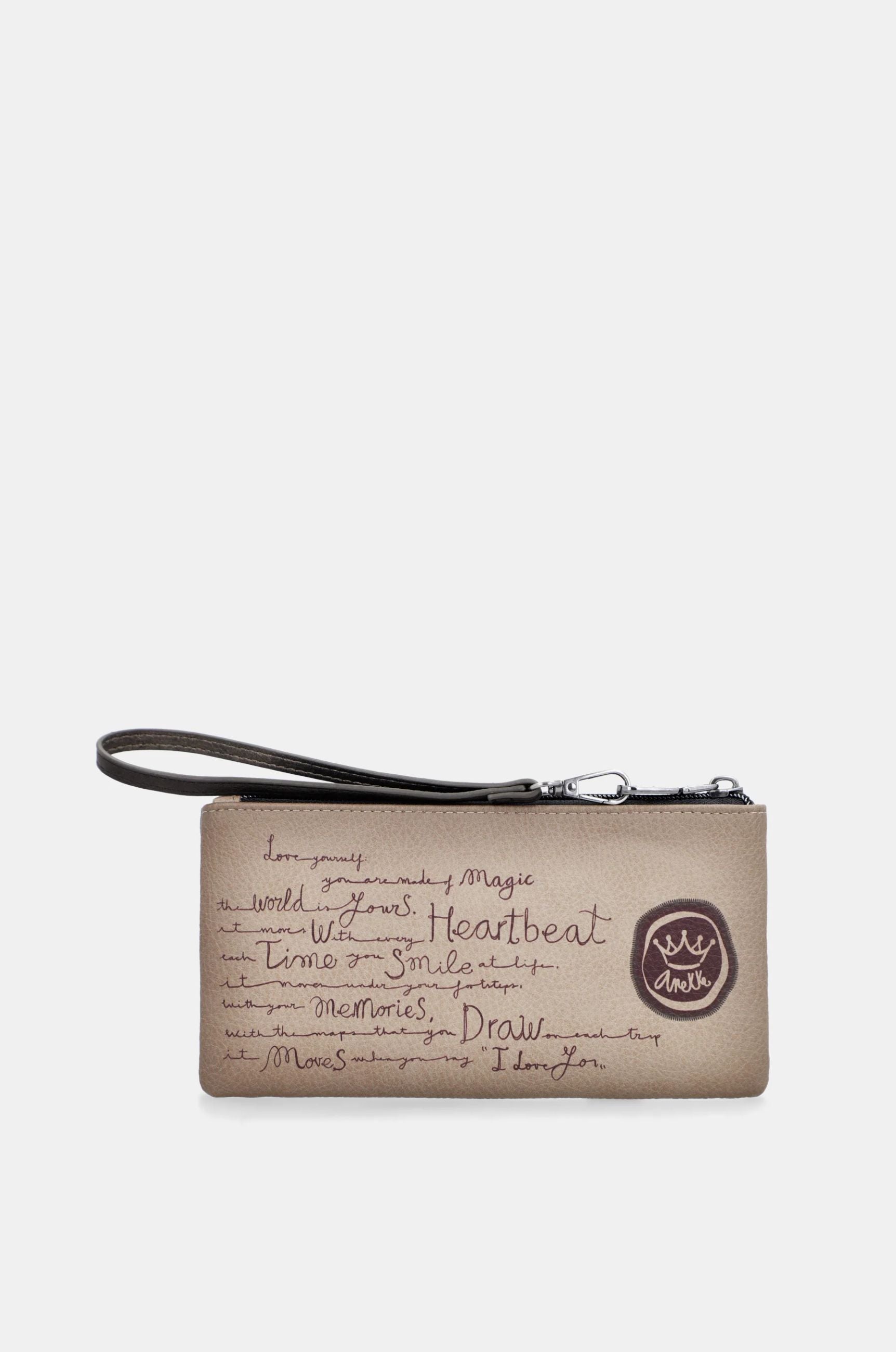pochette grande Anekke The World of Dreams con zip Beige TU | Giò Fashion