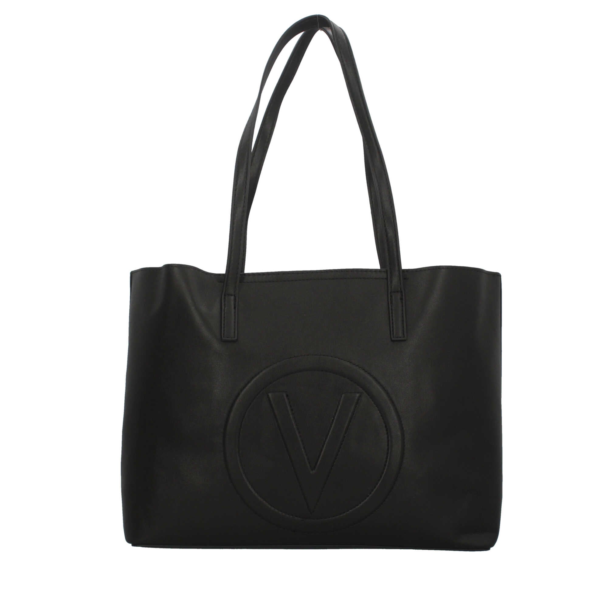 Borsa shopper Valentino con logo in rilievo e tracolla regolabile