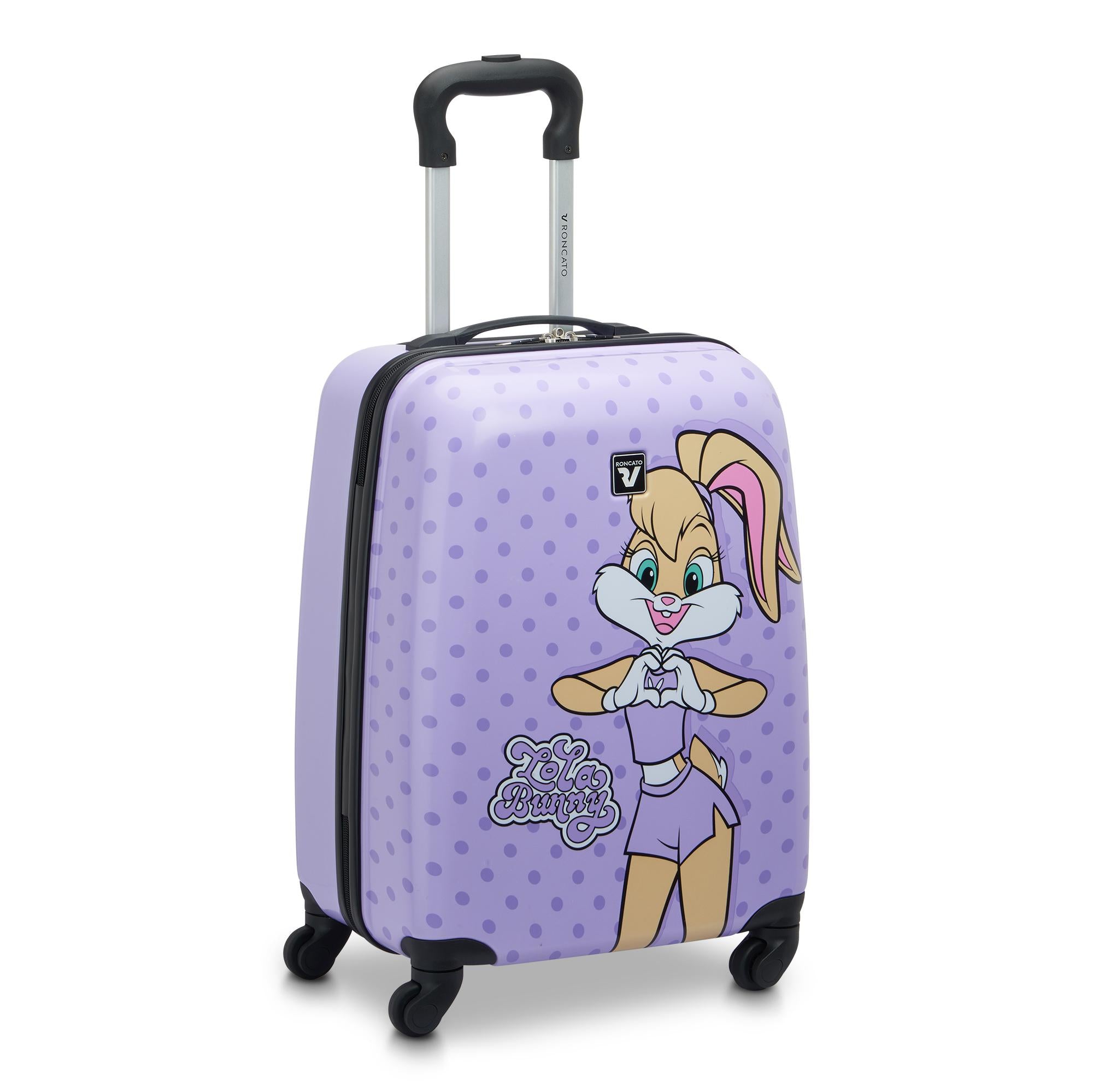 Trolley da cabina Roncato Looney Tunes con grafica e sacca coordinata