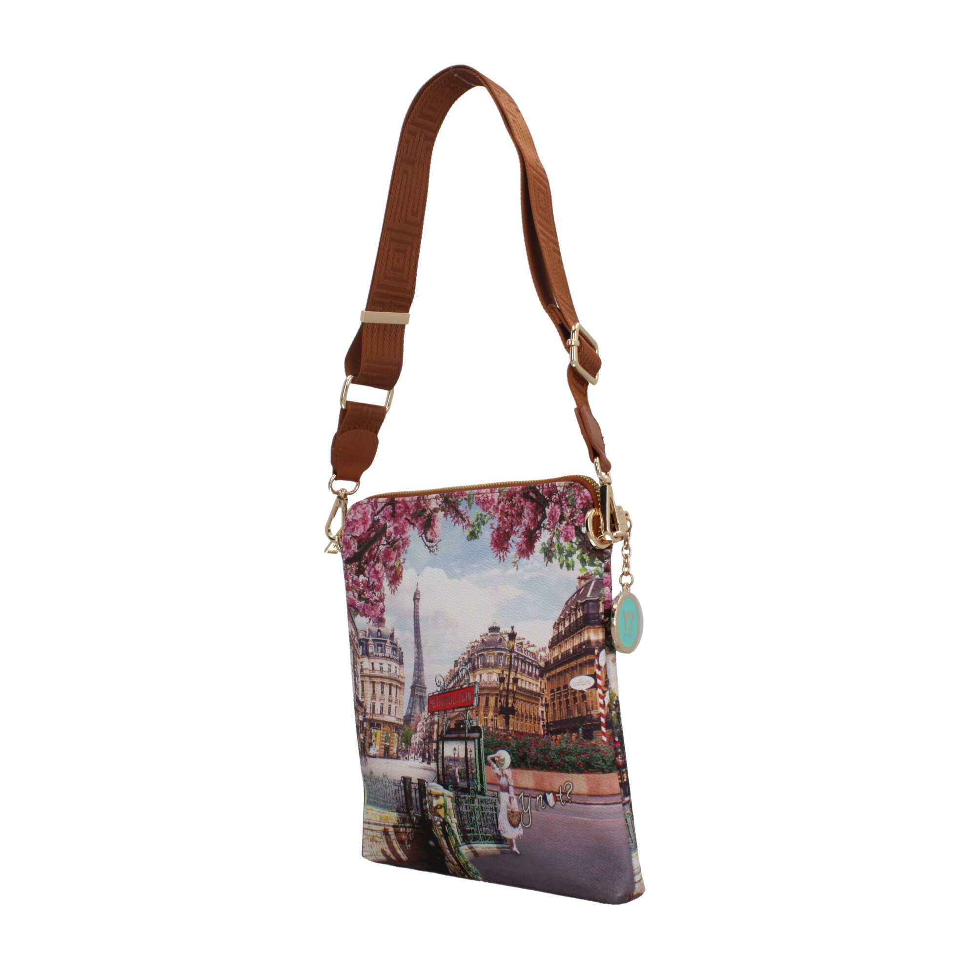 Borsa a tracolla Y not con città