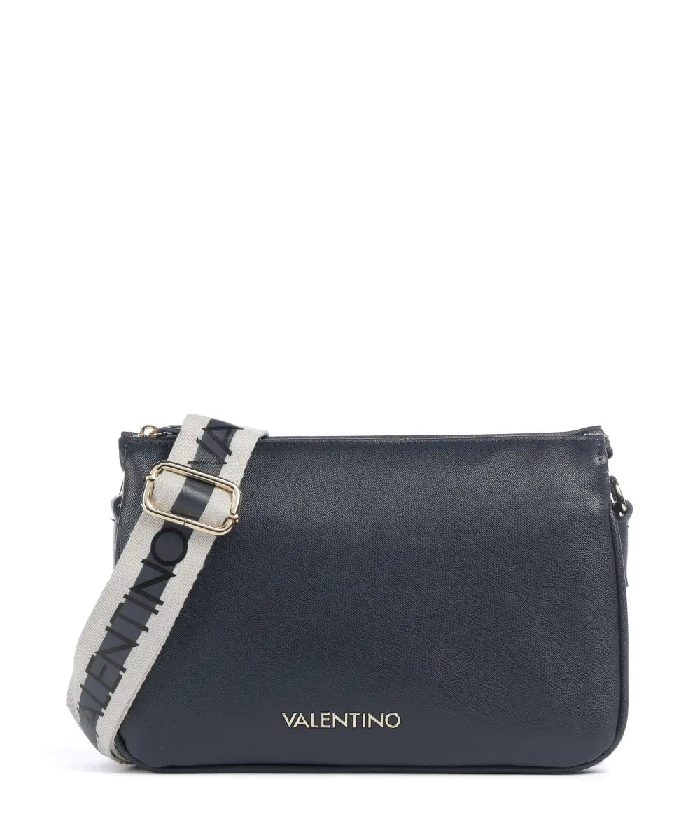 Valentino pochette elegante con tracolla rimovibile e logo frontale