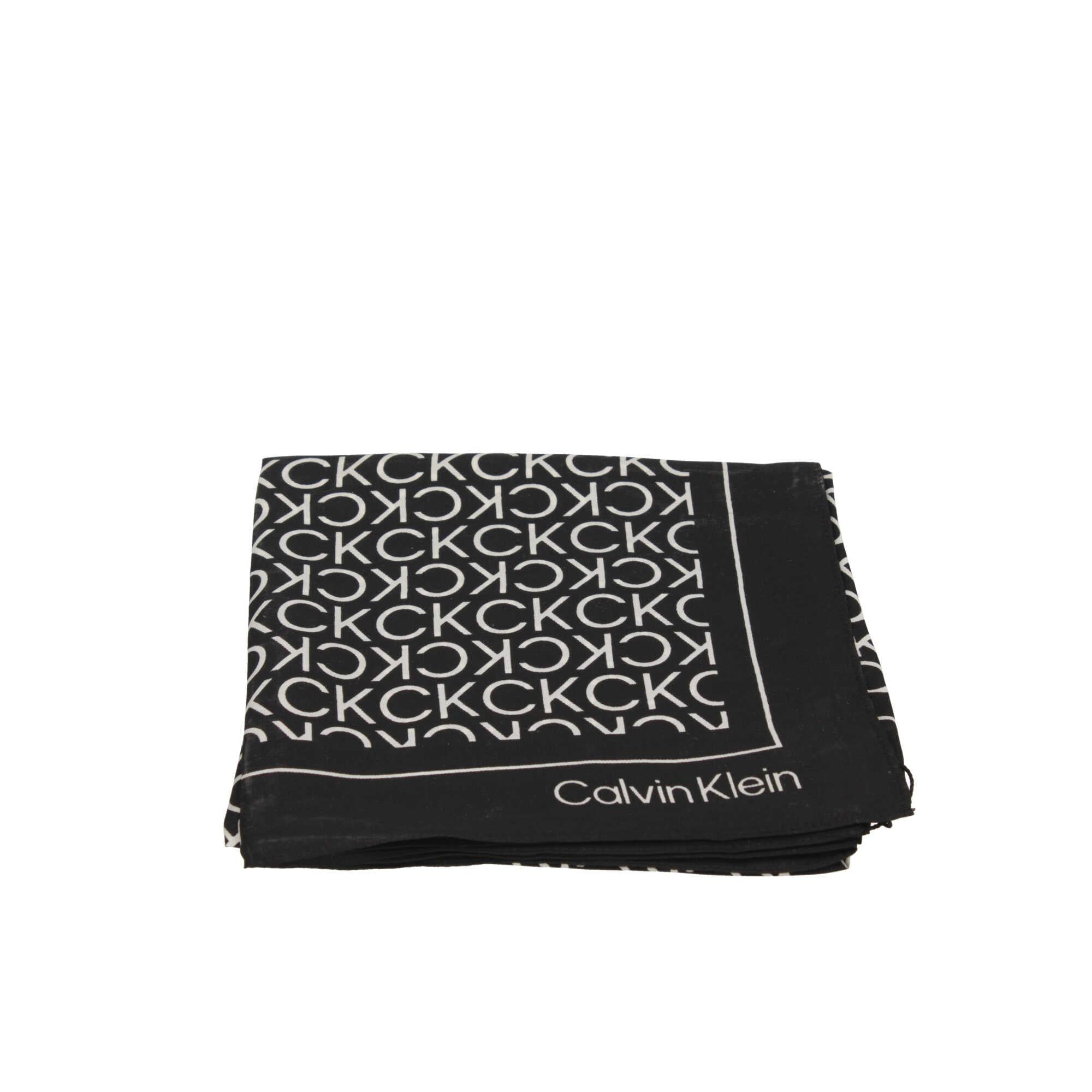 Sciarpa di Seta Calvin Klein con Monogramma