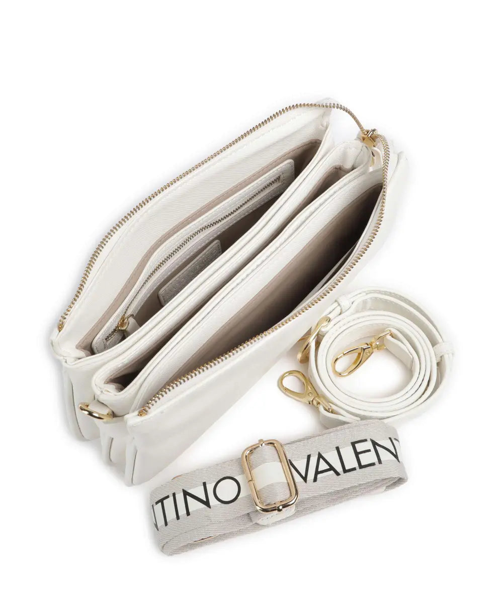 Valentino pochette elegante con tracolla rimovibile e logo frontale