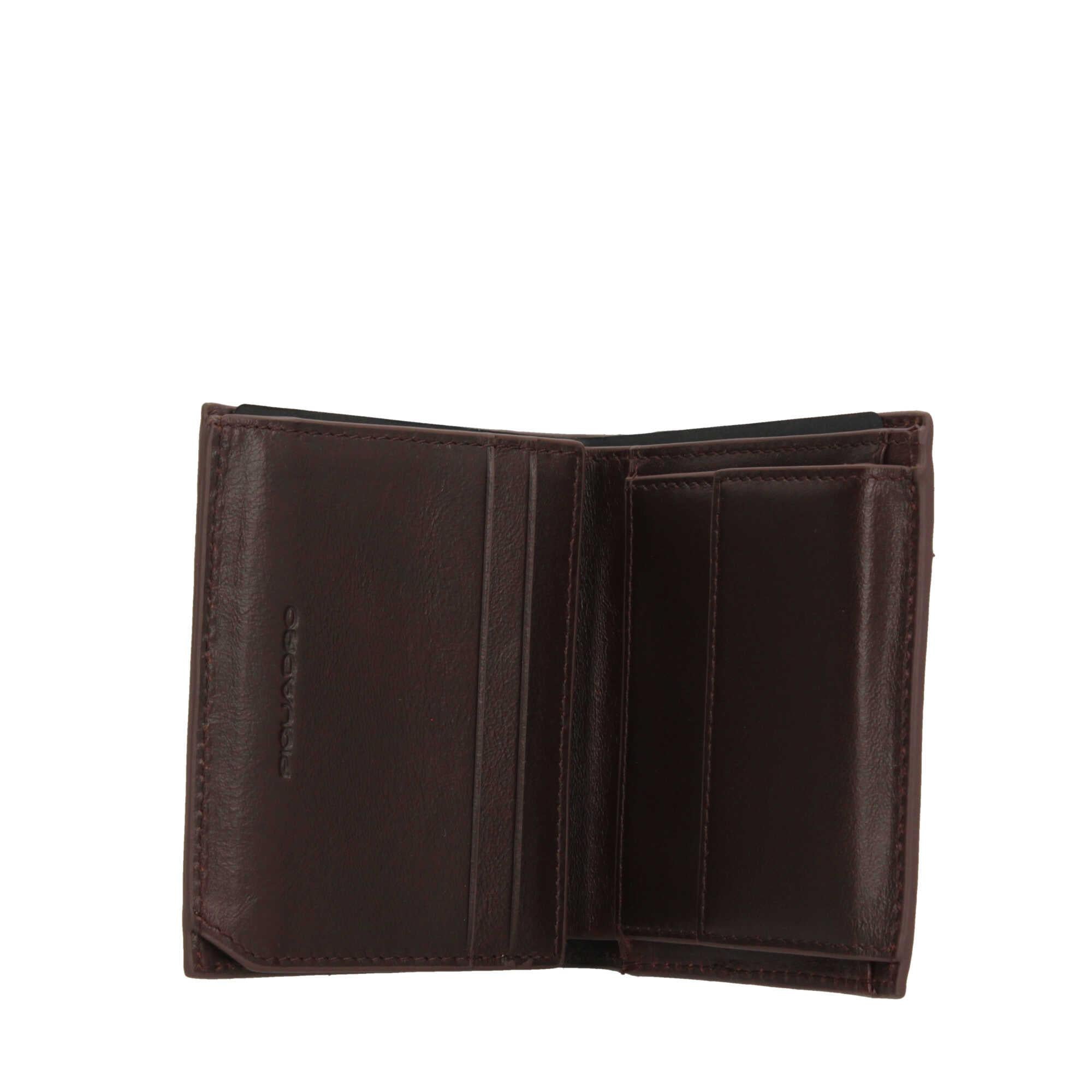 Portafoglio verticale in pelle Piquadro