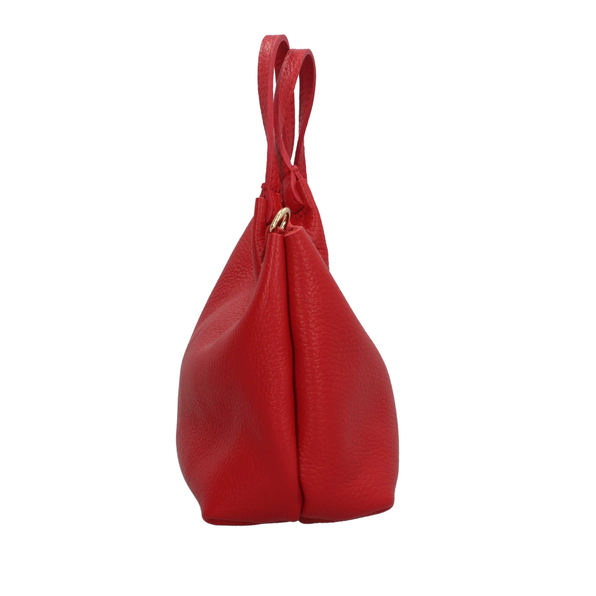 Borsa a mano in pelle martellata Made in Italy dal design versatile