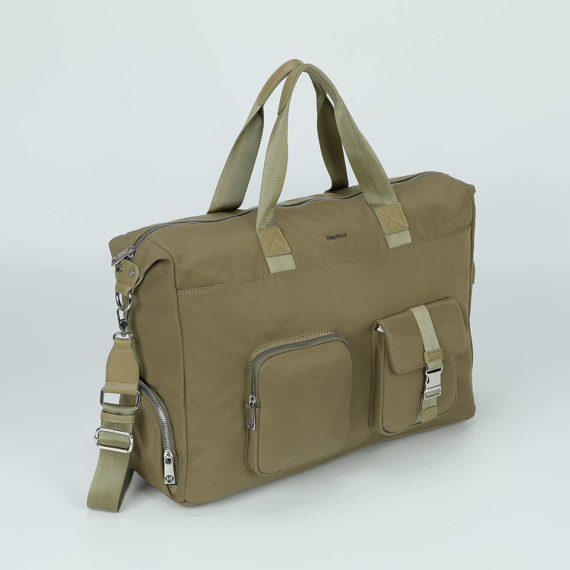 Mimi Mua borsone in nylon con tasche