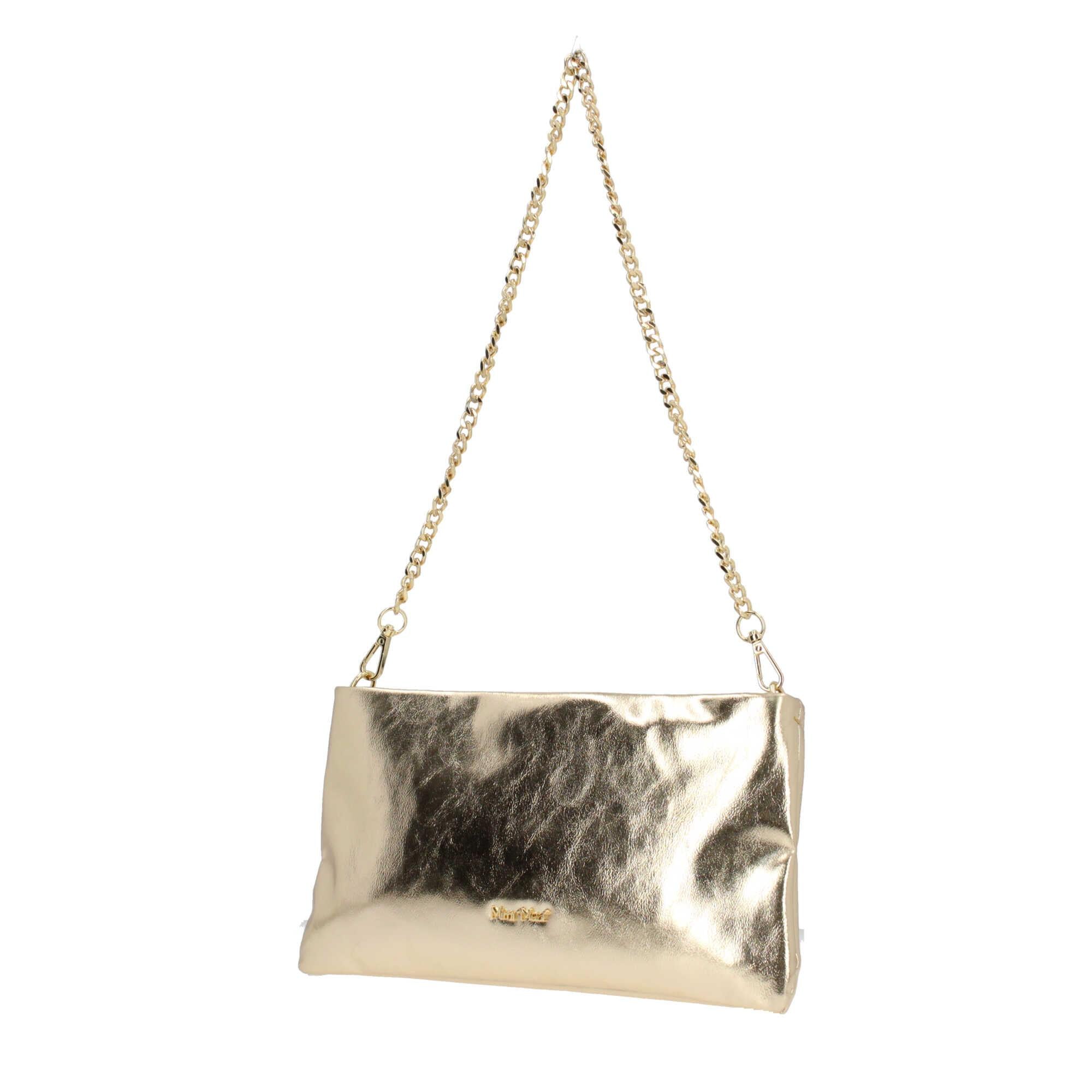 Borsa a tracolla effetto laminato Mimi-Mua