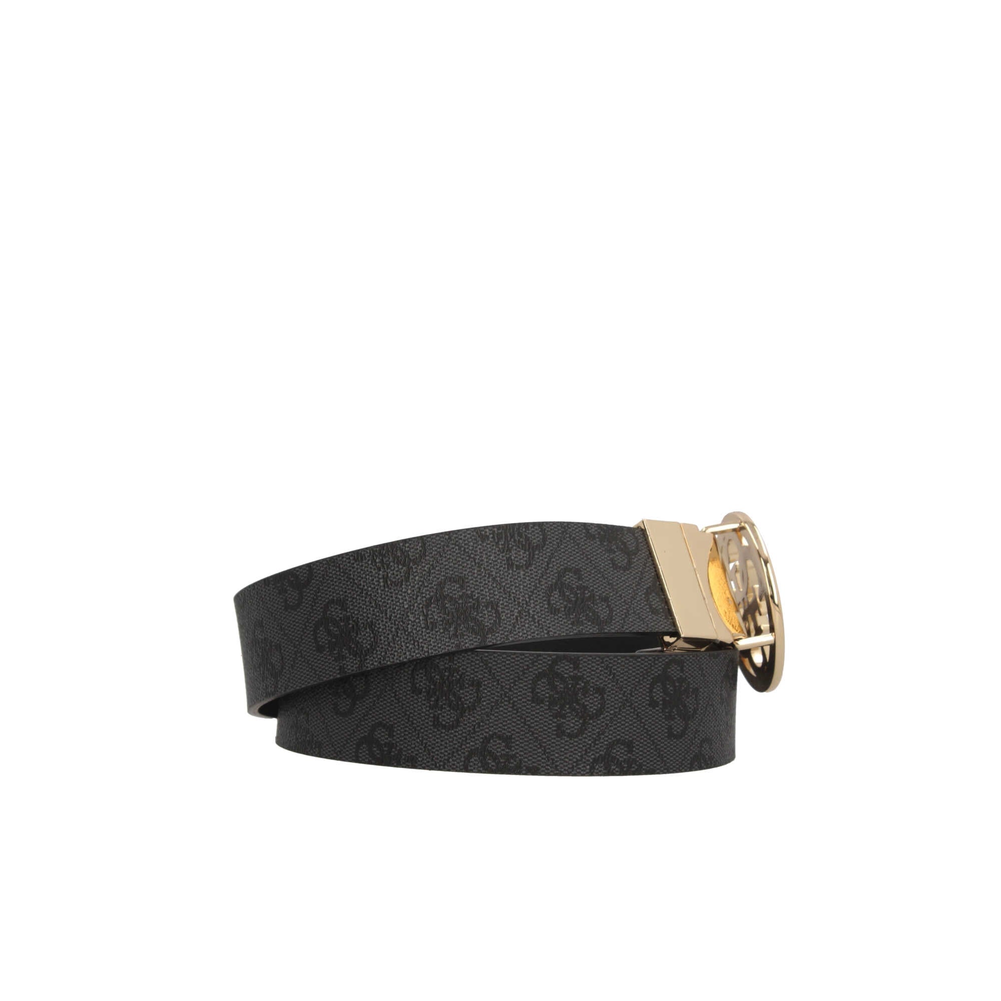 Cintura Guess con Logo Intrecciato e Fibbia Circolare
