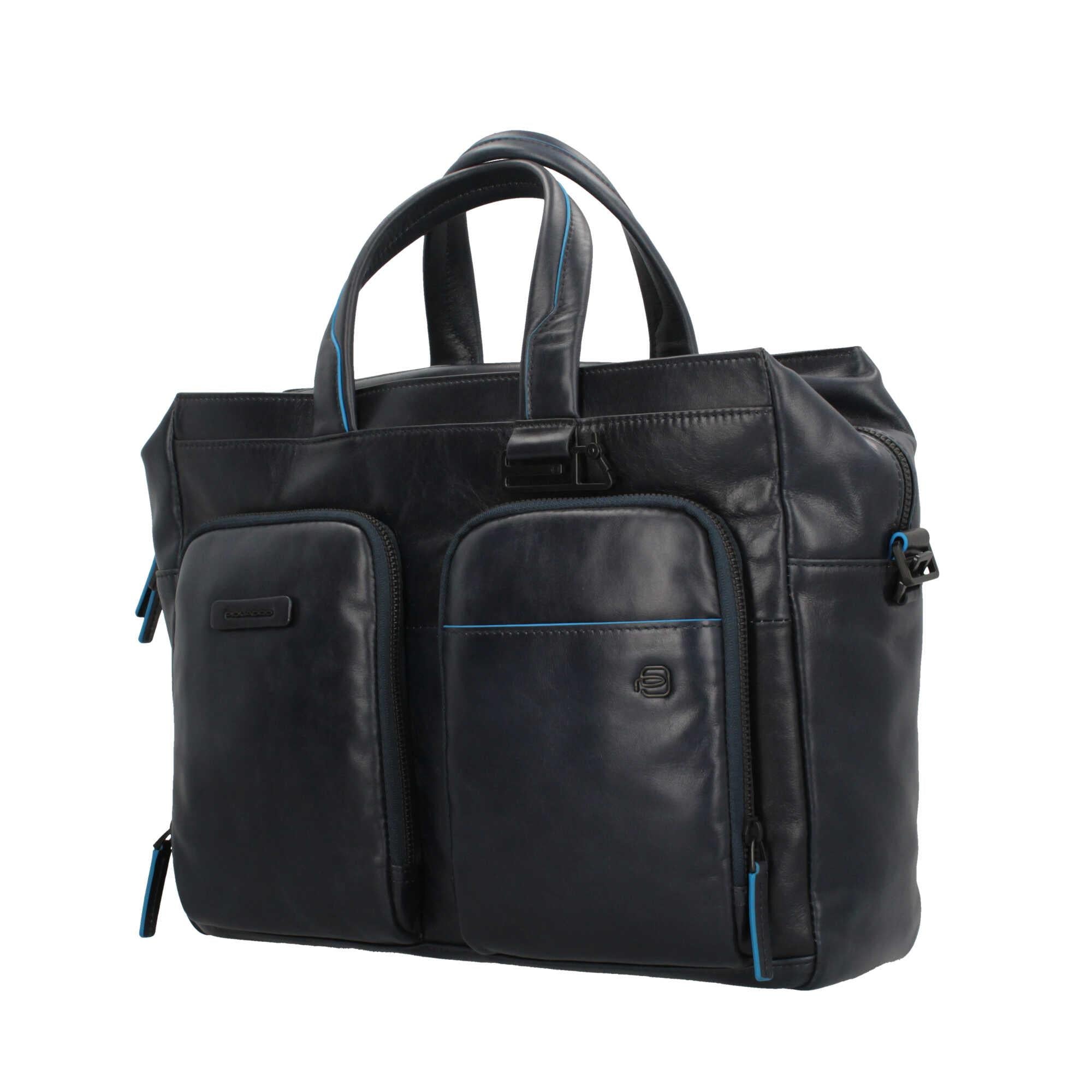 Cartella professionale in pelle con tracolla rimovibile