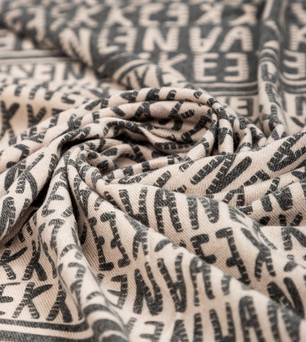 Sciarpa Anekke rettangolare con motivo geometrico logato