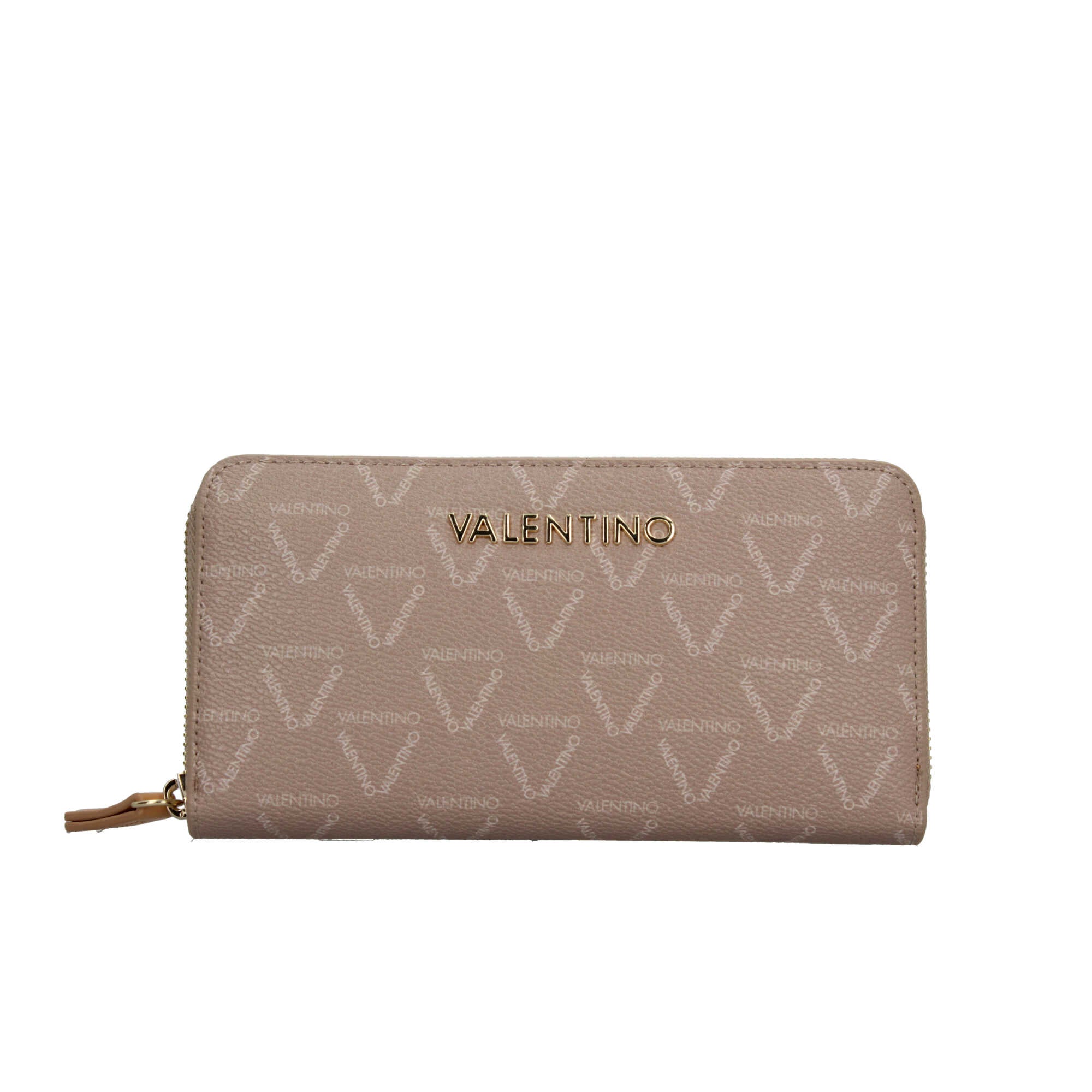 Valentino Portafoglio Lady Re con zip e scomparti multipli Beige TU | Giò Fashion