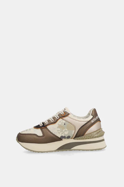Sneakers donna Anekke con suola platform e inserti decorativi Beige 41 | Giò Fashion