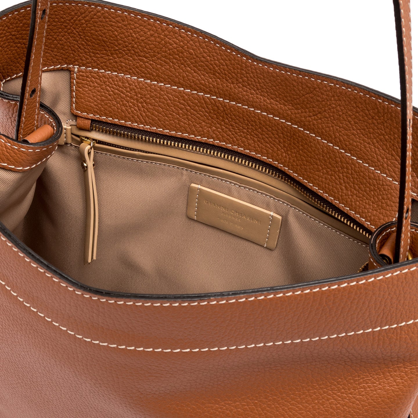 Borsa Gianni Chiarini Ottavia in pelle martellata con doppia portabilità