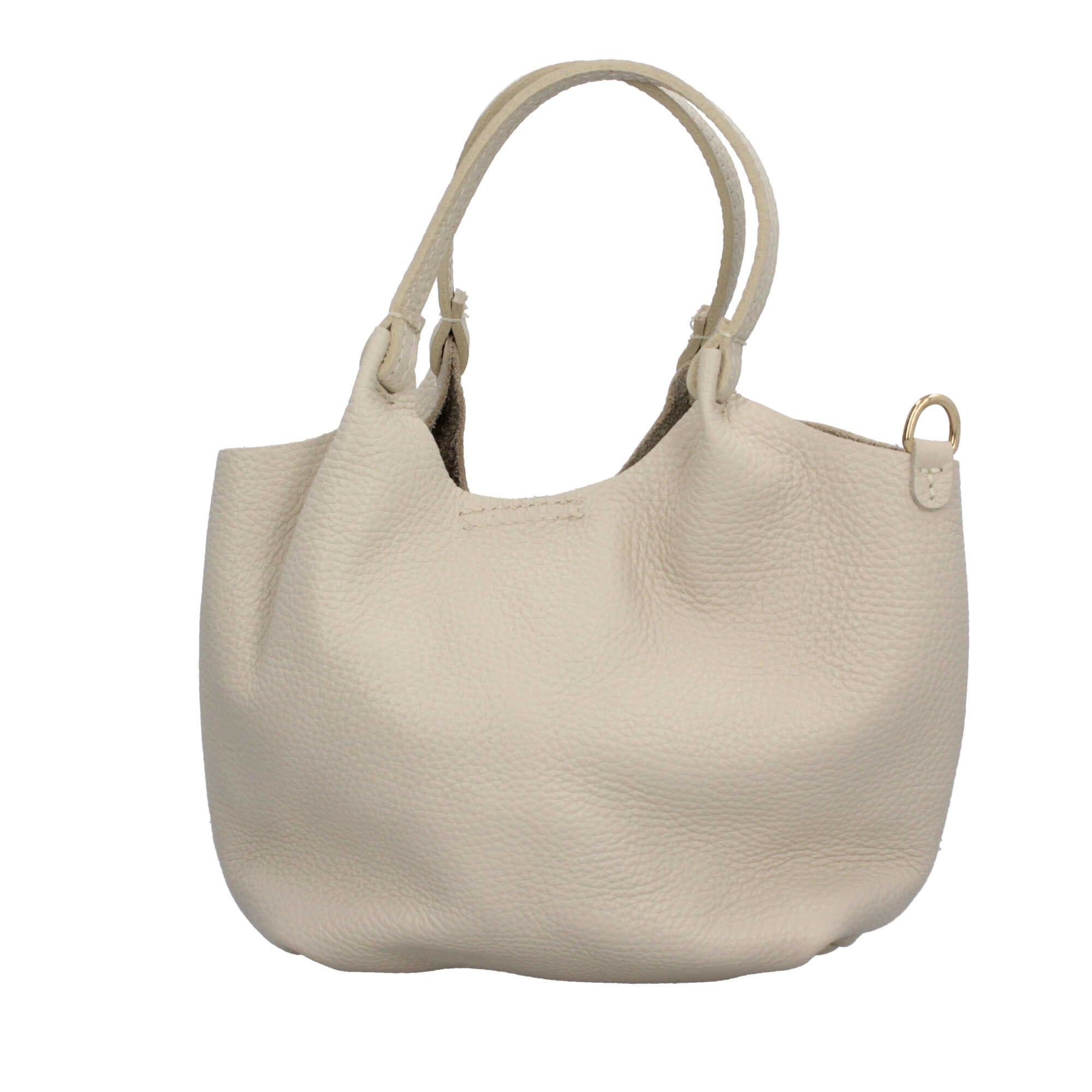 Borsa a mano in pelle martellata Made in Italy dal design versatile