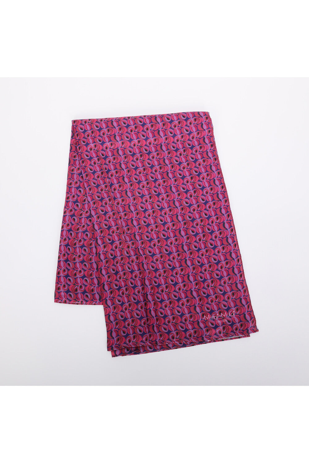 Sciarpa donna Mimi Mua con motivo geometrico BORDEAUX TU | Giò Fashion