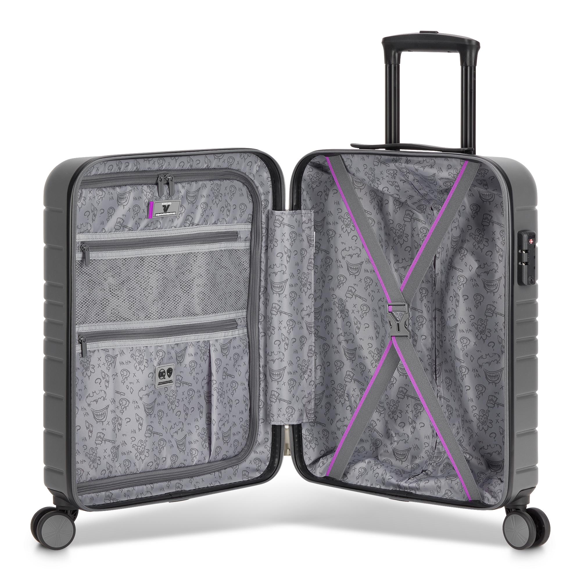 Trolley da cabina V-Project con grafica Harley Quinn e ruote pivotanti