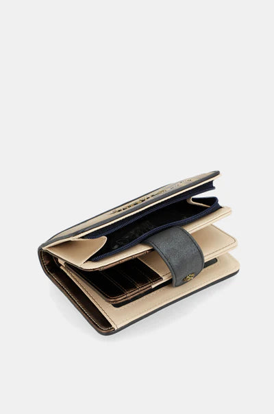 Portafoglio medio Anekke Contemporary con chiusura a clip